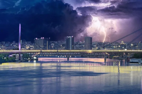 Belgrade skyline — flights from Amman from €125, cheapest in December