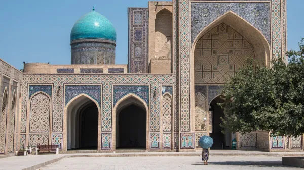 Bukhara skyline — flights from Jeddah from €298, cheapest in September