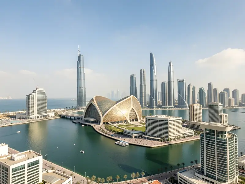 Doha skyline — flights from Tel Aviv from €323