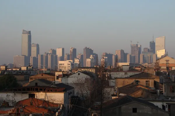 Hefei skyline — flights from Dushanbe from €304, cheapest in September