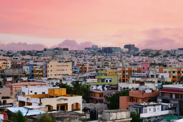 Hyderabad skyline — flights from Pune from €44, cheapest in September