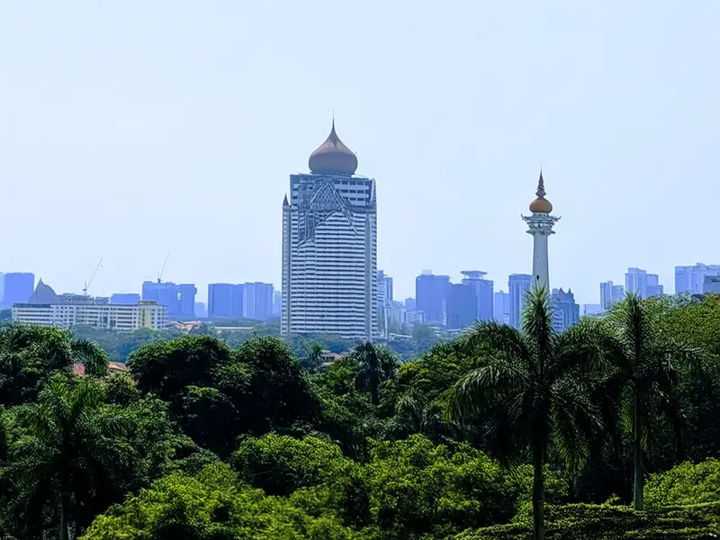Ipoh skyline — flights from Kuala Lumpur from €70, cheapest in October