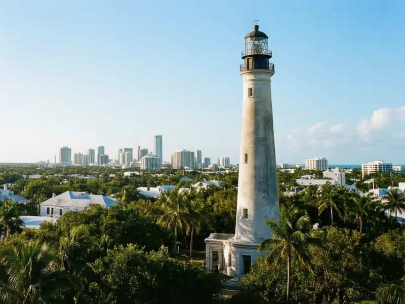 Key West skyline — flights from Miami from €116, cheapest in December