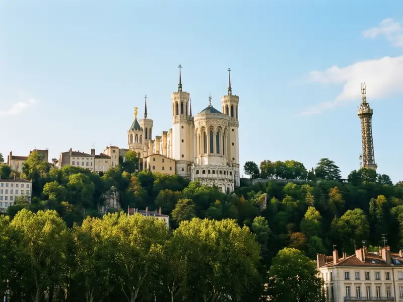 Lyon skyline — flights from Nice from €25, cheapest in November