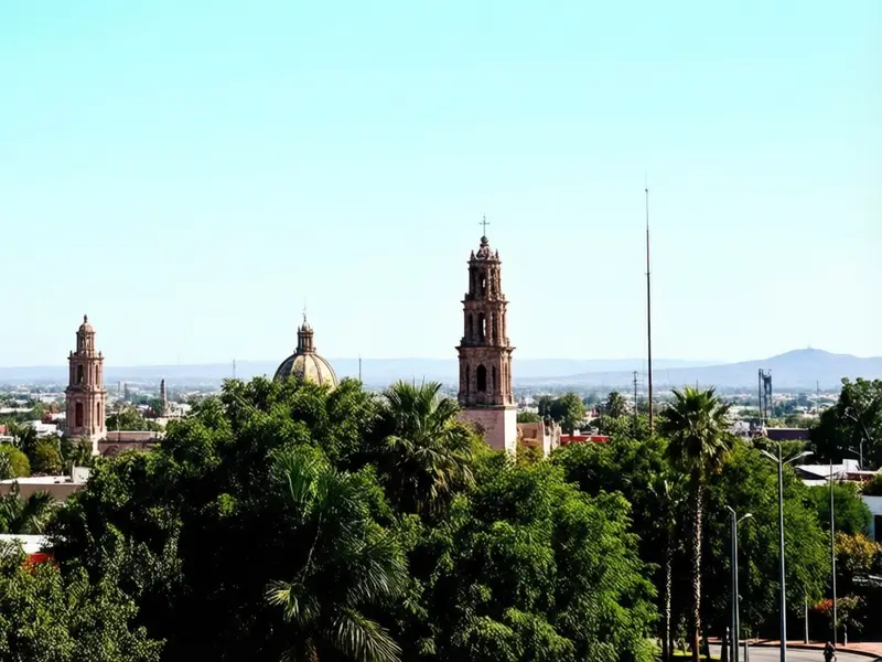 Mexicali skyline — flights from Guadalajara from €86, cheapest in September