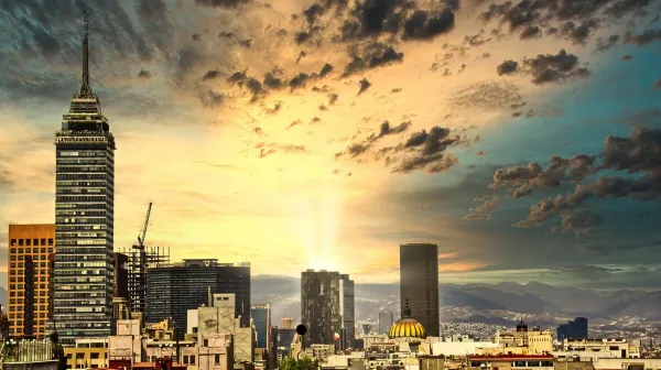 Mexico City skyline — flights from Lima from €146, cheapest in September