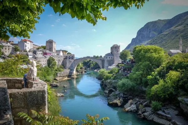 Mostar skyline — flights from Antalya from €149, cheapest in October
