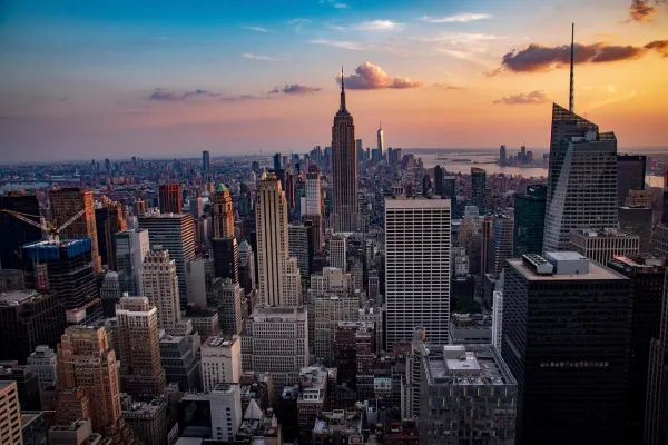New York skyline — flights from Sofia from €385, cheapest in September