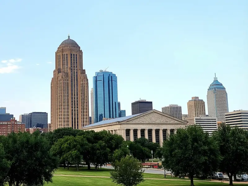 Oklahoma City skyline — flights from Los Angeles from €62, cheapest in October
