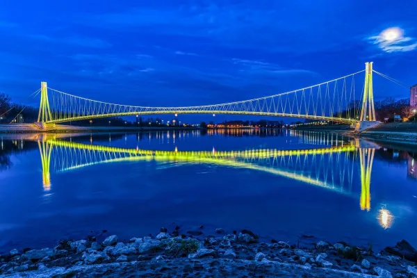 Osijek skyline — flights from Pula from €119, cheapest in September