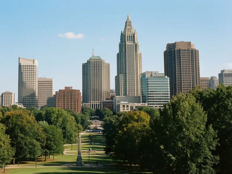 Raleigh/Durham skyline — flights from New York from €82, cheapest in November