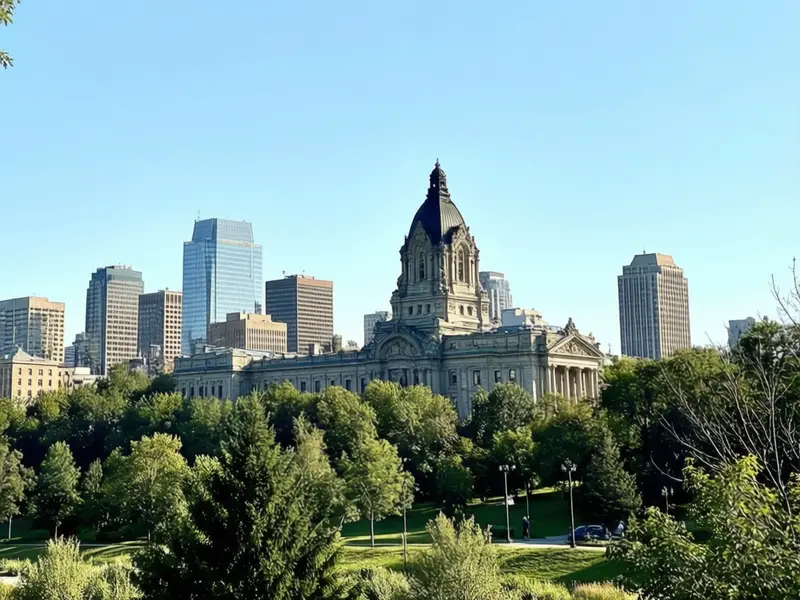 Regina skyline — flights from Vancouver from €107, cheapest in September