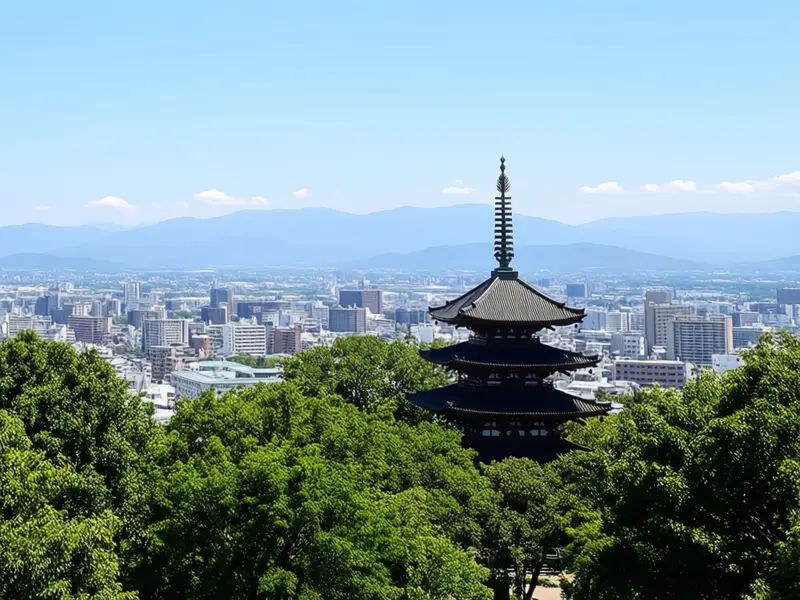 Toyama skyline — flights from Naha from €141, cheapest in December