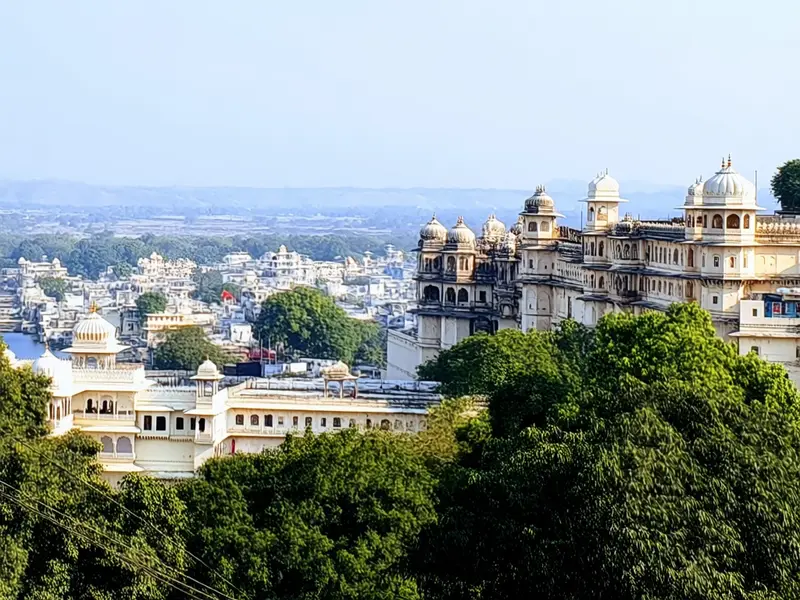 Udaipur skyline — flights from Ahmedabad from €127, cheapest in October