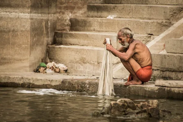 Varanasi skyline — flights from Delhi from €44, cheapest in September
