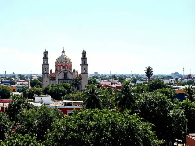 Villahermosa skyline — flights from Tijuana from €157, cheapest in November