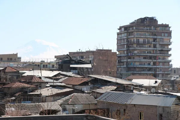 Yerevan skyline — flights from Doha from €158, cheapest in September